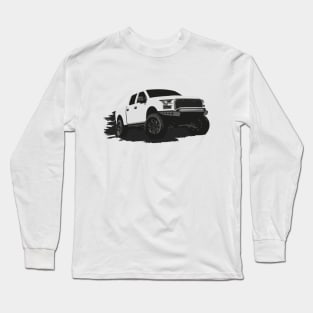 White Raptor pickup Long Sleeve T-Shirt